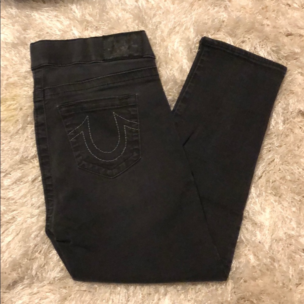 GUC True Religion pull on straight Capri